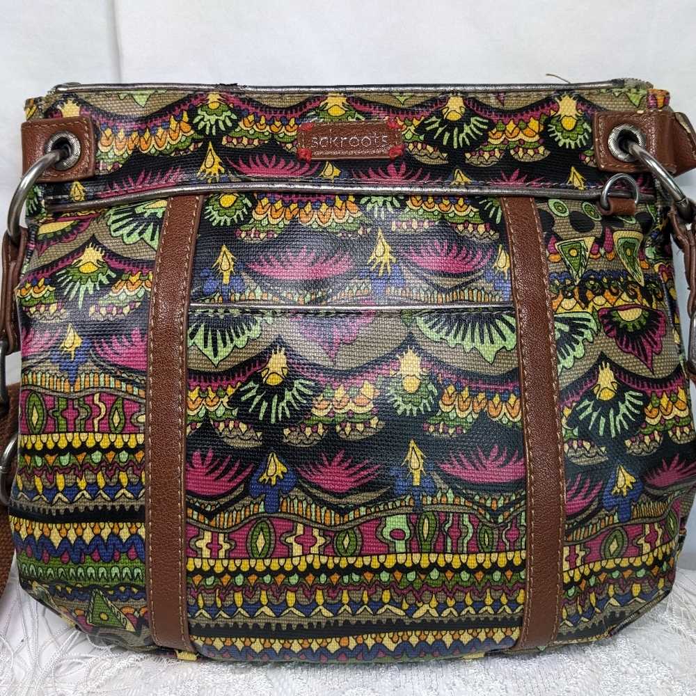 Sakroots Peace Crossbody Bag, Adjustable Strap - Picture 2 of 15